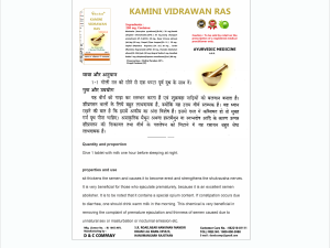 Chachan Kamini vidrawan Ras (Kesar Yukta)